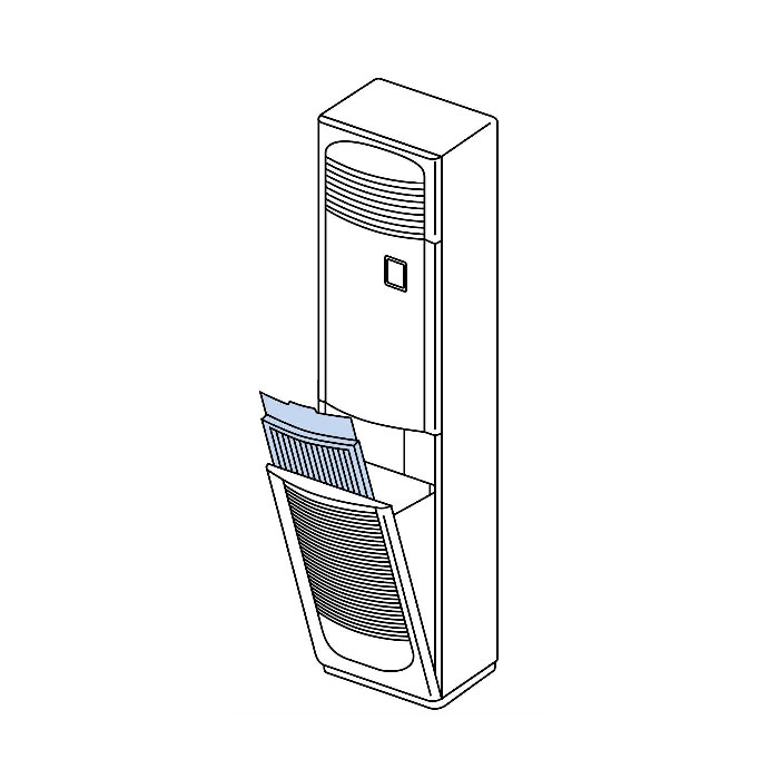 Mitsubishi Electric AC Floor Standing Inverter PSY-SP Series 5 PK ( 3 Phase ) - PSY SP42KA